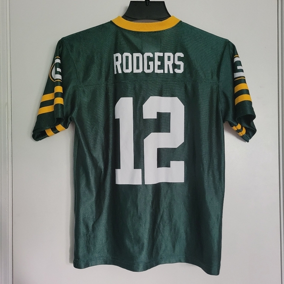Green Bay Packers Rodgers #12 NFL Jersey Youth Size L (12/14) - Picture 2 of 6
